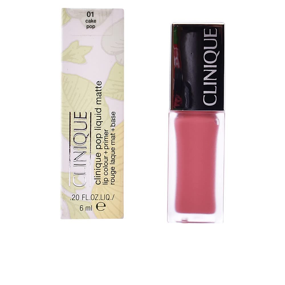 Clinique Pop Liquid Matte Lip Colour 01 Cake Pop Ruj 1 Paket (1 X 6 Ml)