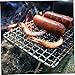 NIOMICO Stainless Steel Mesh Camping Grill, 2pcs Grills Backpacker Barbecue Grills, Campfire Cooking BBQ Grate, Outdoor Mesh Gear for Camping, Hiking, Backpacking bushcraft Cooking Gear