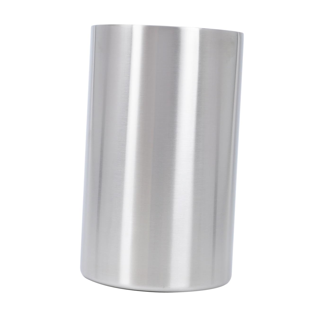 Cabilock 1 Pc Hielera Recta De Doble Capa Cubo Enfriador De Vino Cubos De Bebidas De Cerveza Cubo De Hielo Botellas De Vino Cubo De Champán Gabinete del Vino Acero Inoxidable Cuerpo Recto