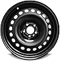 Road Ready Car Wheel for 2014-2020 Jeep Cherokee 17 inch 5 Lug Black Steel Rim Fits R17 Tire