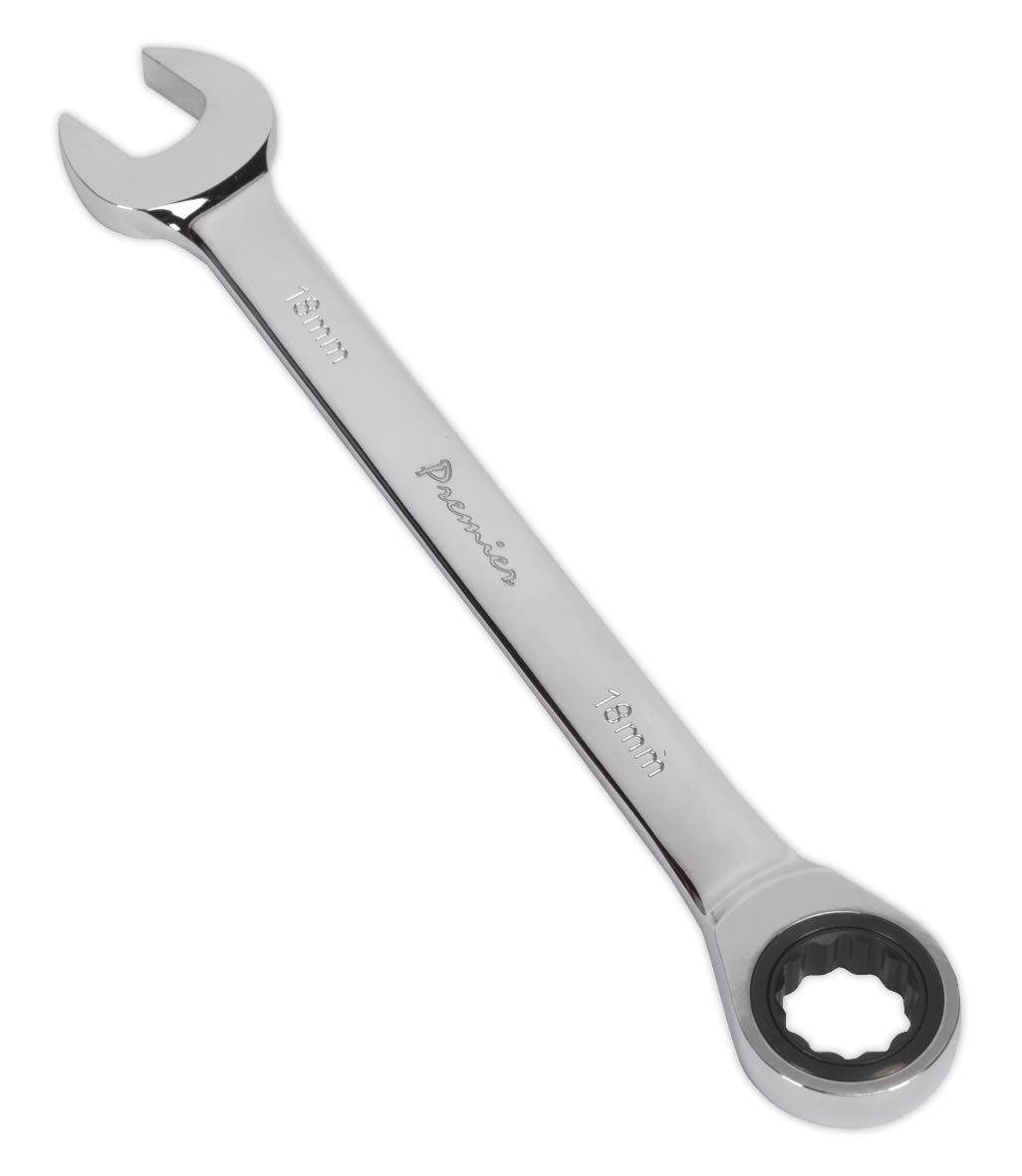 Sealey Ratchet Combination Spanner 18Mm