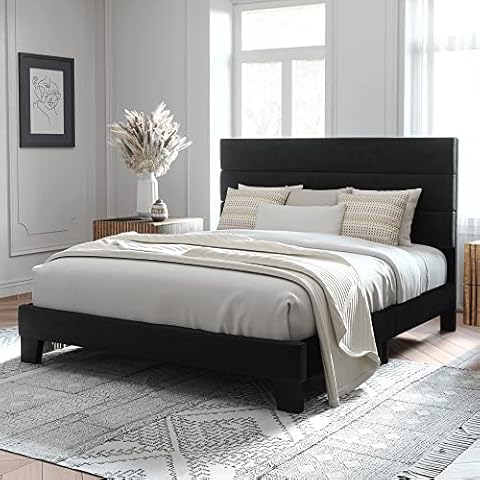 Allewie Queen Size Velvet Bed Frame Cover