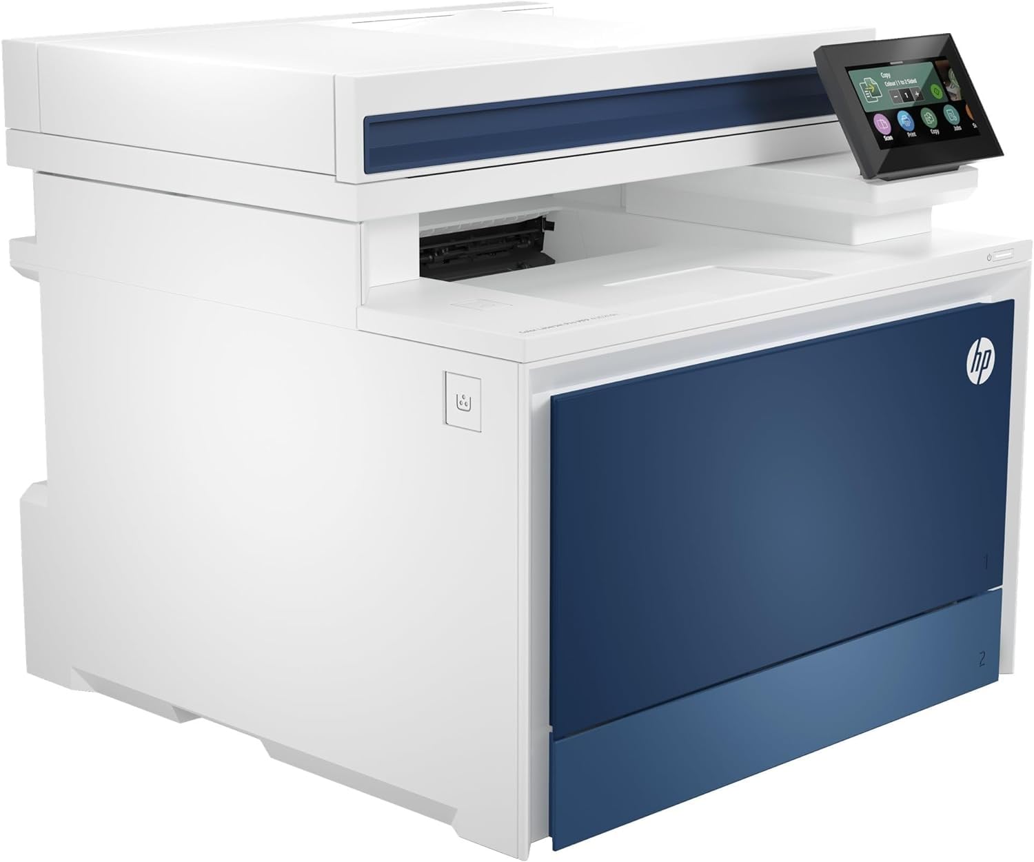 HP Color LaserJet Pro 4302fdn, 4RA84F, Imprimante Multifonction A4, Impression Recto/Verso, 33 ppm N/B et Couleur, USB, Ethernet, Copie, Numérisation, ADF, Fax, Écran Tactile de 4,3", Bleu et Blanc