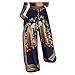 Générique Pantalon Rouge Simili Cuir Boho Beach Easy Printing Pantalons Femmes Pantalons Longs Pantalons Taille Haute Poches Pantalons