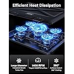Kootek-Laptop-Cooling-Pad-Laptop-Cooler-with-5-Quiet-Fans-for-12-17-Computer-PC-Notebook-Gaming-Laptop-Fan-Height-Adjustable-Laptop-Cooling-Stand-Laptop-Accessories Kootek Laptop Cooling Pad, Laptop Cooler with 5 Quiet Fans for 12"-17" Computer PC Notebook Gaming Laptop Fan, Height Adjustable Laptop Cooling Stand Laptop Accessories