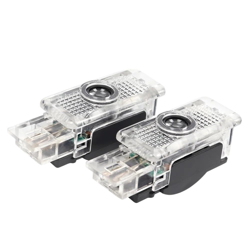 Projecteur de logo de porte de voiture à LED, 2 pièces, for W203, W240, W209, R199, C, SLK, CLK, SLR, accessoires de lumière de bienvenue(For-Mercedes)
