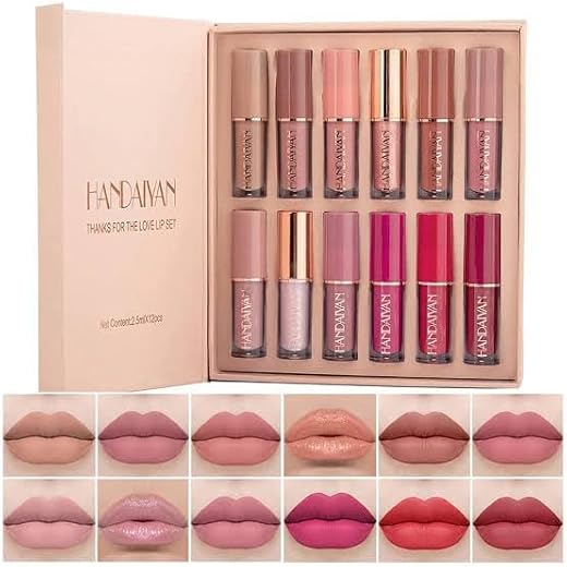 Liquide Matte Lipstick Set 12 Pcs
