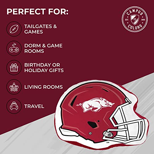 Northwest-NCAA-Helmet-Super-Soft-Football-Pillow-16-Decorative-Pillows-for-Sofa-or-Bedroom-Perfect-for-Game-Day-Arkansas-Razorbacks-Red