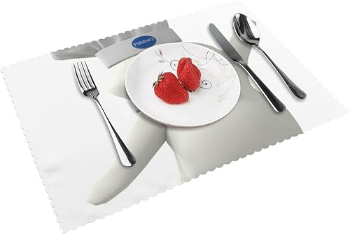 Miniatura 1 de Lhgs5sv Pillsbury Doughboy - Juego de 4 manteles individuales lavables, resistentes al calor, antideslizantes, para decoración de mesa de comedor,