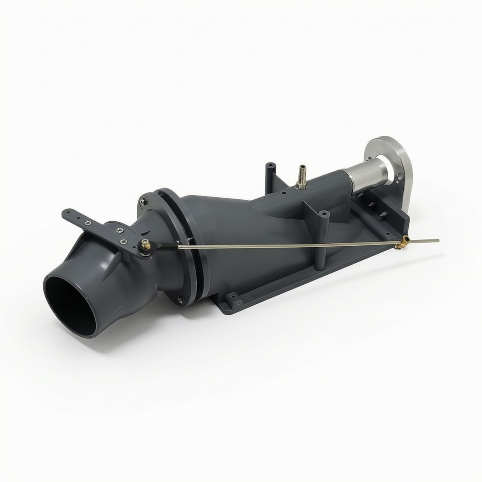Perfeclan Unidad de Propulsión Marina para Barco RC Jet Eje 5 Mm Hélice 40 Mm Cuerpo Resistente Manguito Aluminio Refrigeración por Agua Adecuada para Barcos Teledirigidos