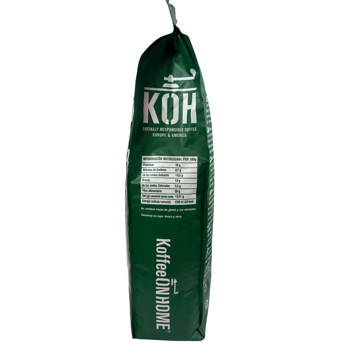 KoffeeONHOME Café en Grano 100% Arábica, Blend Amazonia, Tueste Natural, 2 Paquetes de 1 Kg - 2 Kg