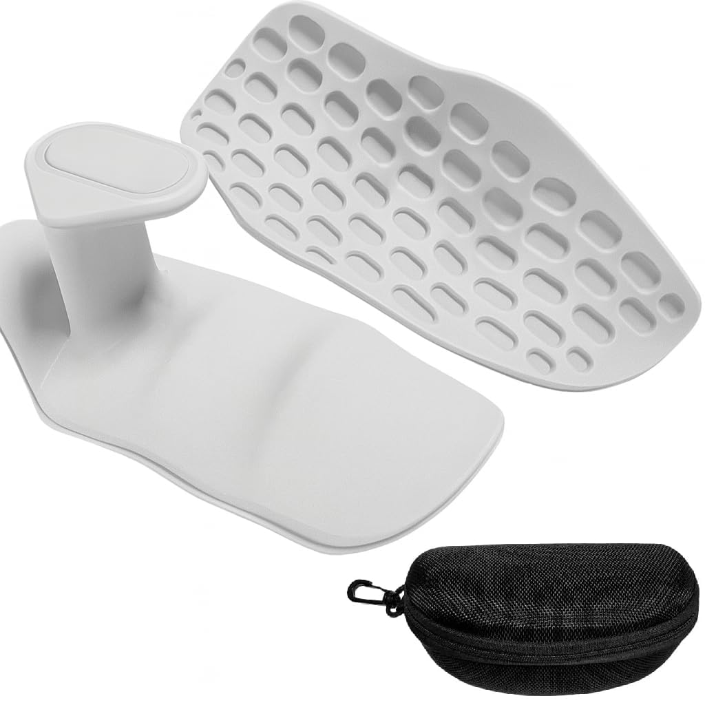 SUVIKSHA Soft Silicone Gym Grips Pads Anti-Slip Silicone Grip Pads Textured Weightlifting Grips Flexible for Weightlifters, Athletes, Weight Training, Home Workout Gloves for Men & Women (Grey)-picture-10
