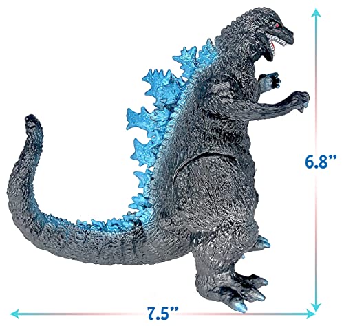 Image of TwCare Classic 1954 65th Anniversary vs Heisei Era Monster Toy, Dinosaur Dragon Movie Series Movable Joints Dino Action Figures Birthday Gift for Boys and Girls, Carry Bag