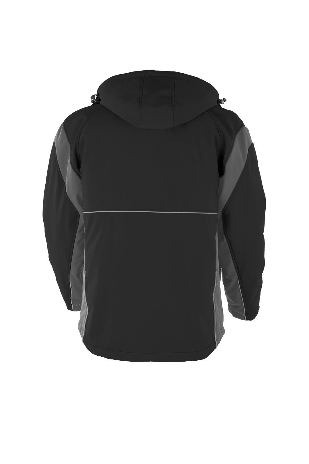 Qualitex Softshelljacke PRO blau grau schwarz Weiss oder grün Arbeitsjacke (L, schwarz/grau)