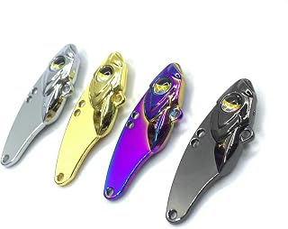 20-PieceColorful Spinner Lure Set - Wobbler/Spinner Spoon/Crankbait/VIB Lifelike Shiner Baits, Fly Fishing Trout-Specific Artificial Lures1/8oz-3/16oz-1/4oz 4colors