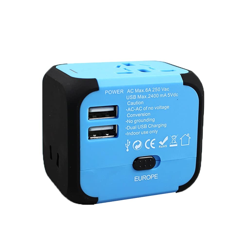 Gniazdo międzynarodowe przetwornice International Plug Converter, Gniazdo Travel Travel Carger, Międzynarodowa ładowarka AC. Adapter wtyczki z 2 Usb. adapter wtyczki zasilania