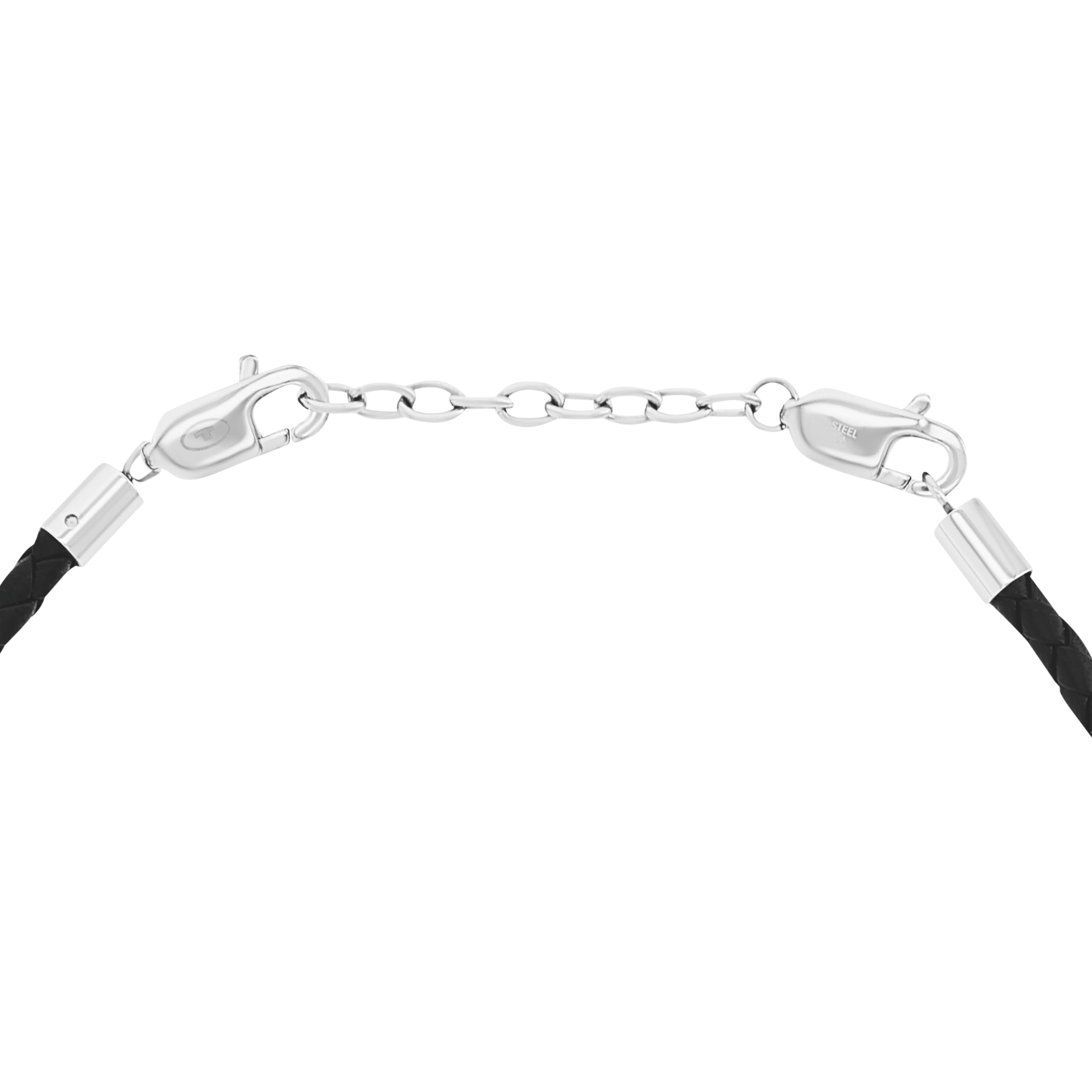 Tom Tailor Kette mit Anhänger für Herren, Edelstahl, 47+5 cm, silber, Kreuz-Anhänger, Geschenkidee, Halsschmuck, Herrenschmuck, 2100699