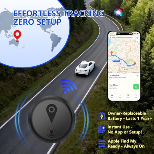 GPS Tracker for Vehicles,2 Pack Tracker Device for Vehicles for iOS Find My - image 2