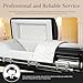 Overnight Caskets - Sterling Steel Funeral Casket Black with White Interior - Premium 18 Gauge Steel - Fully Appointed Adult Casket - Coffin Featuring Plush Velvet Interior with Pillow/Throw Set