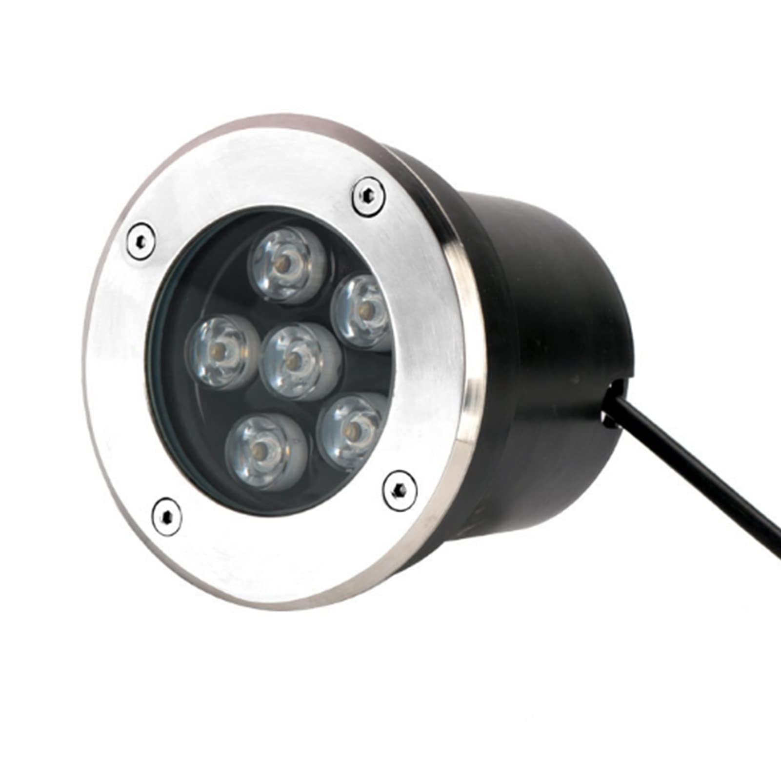 Spot LED d'extérieur bleu 15W idéal pour sublimer une allée paysagère et une terrasse