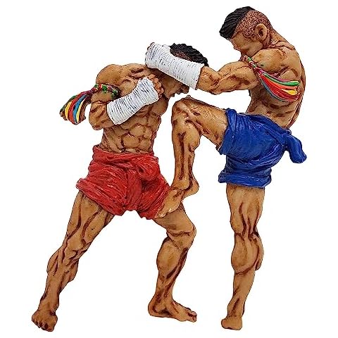 WitnyStore 4¼" Muay Thai Hak KOR Erawan or Break The Elephant’s Neck Basic Movement Muaythai Boxing Martial Arts 3D Resin Fridge Magnet Souvenir Refrigerator Magnets Decorative Collectibles Gifts Cover