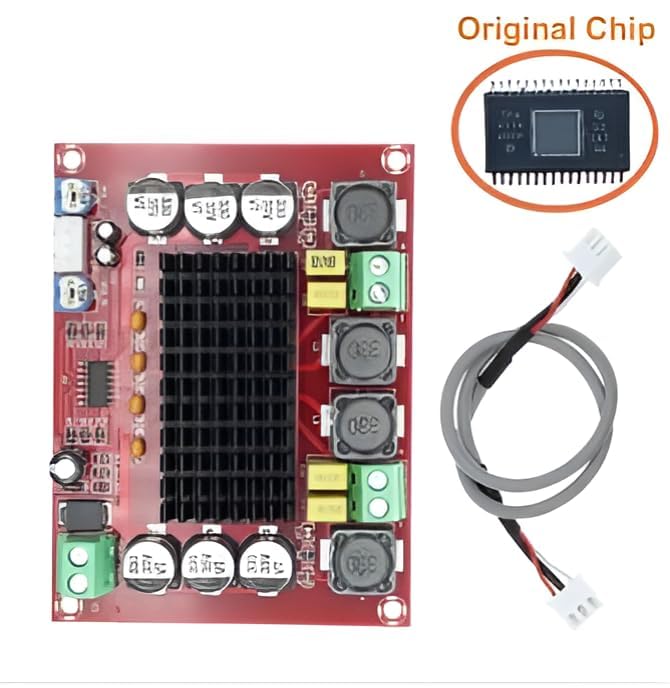 Image of TPA 3116 120 Watt Stereo Amplifier Board Module for Home Theater Audio System with Integrated speaker Protection Circuit