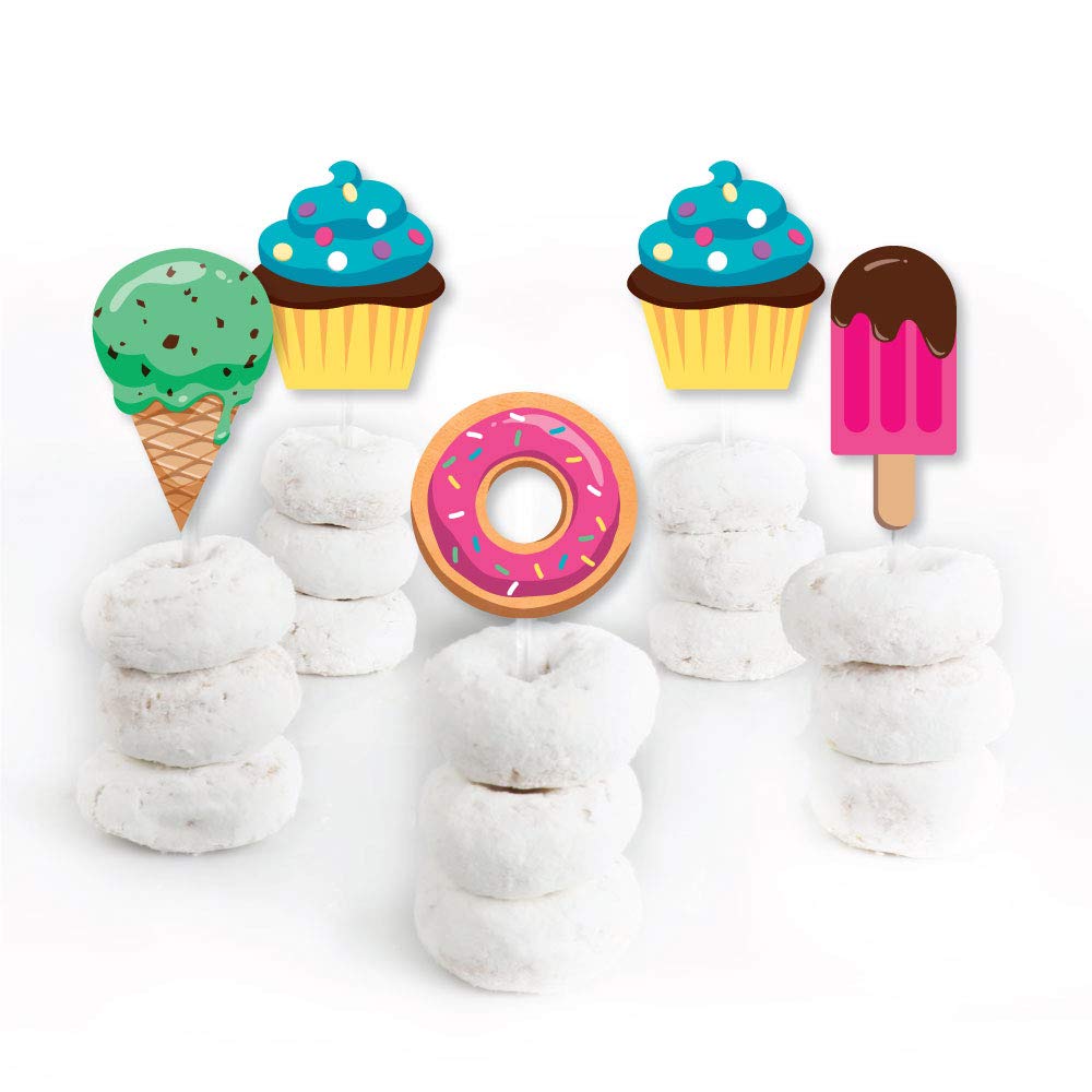 Set of 6 Cupcake Picks Toppers Decoration Gambling Track Cards Poker - Playing Cards Ace of Spades