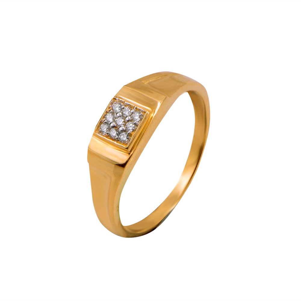 joyalukkas 18k Yellow Gold and Diamond Ring-picture-1