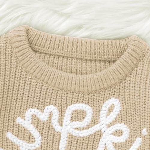 Girls Boys Halloween Pumpkin Sweater Cute Pattern Knit Pullover Long Sleeve Crewneck Tops Fall Winter Sweatshirts4
