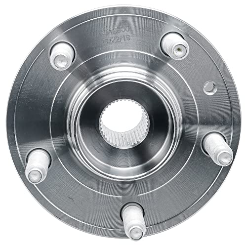Image of Detroit Axle - AWD Rear 2pc Wheel Bearing Hubs for Ford Taurus X Freestyle Five Hundred Mercury Montego Sable, 2 Wheel Bearing and Hubs Assembly Replacement