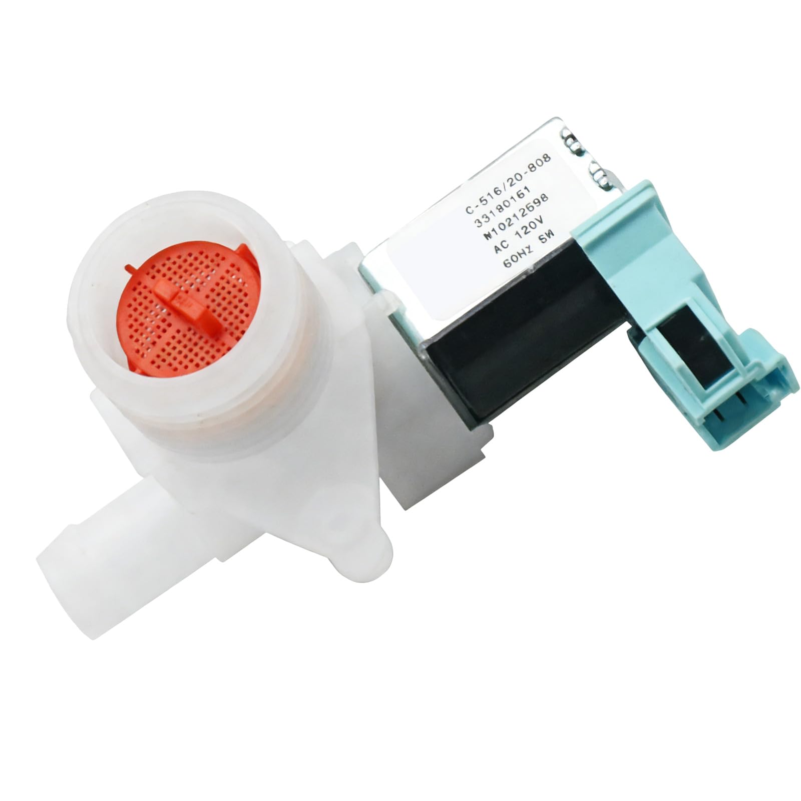 Mekalero Pressure Washing Machine W10212598 Washer Water Inlet Solenoid Adapter Easy Installation for AP6017175 WPW10212598 Washing Machine Inlet Adapter