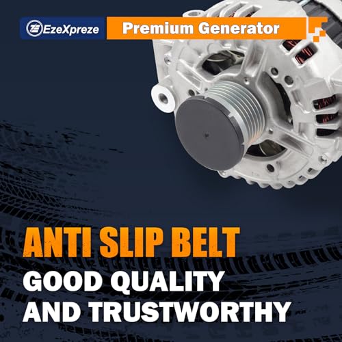 Image of EzeXpreze Alternator 11301 Fit for BMW 2008-2013 3.0L For BMW 323i 2007-2009 2.5L For BMW X3 2007-2009 3.0L ABO0391 12-31-7-550-968 12V 180Amp CW 6 Groove Clutch Pulley VBO0391 400-24214 400-24287