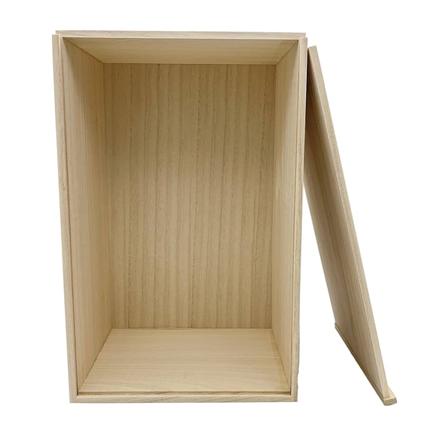 Amazon.co.jp: 国産桐箱 内寸H32×W20×D17cm 落し蓋 : ホーム