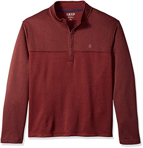 IZOD Men's Golf Water Proof ¼ Zip, fig, XX-Large