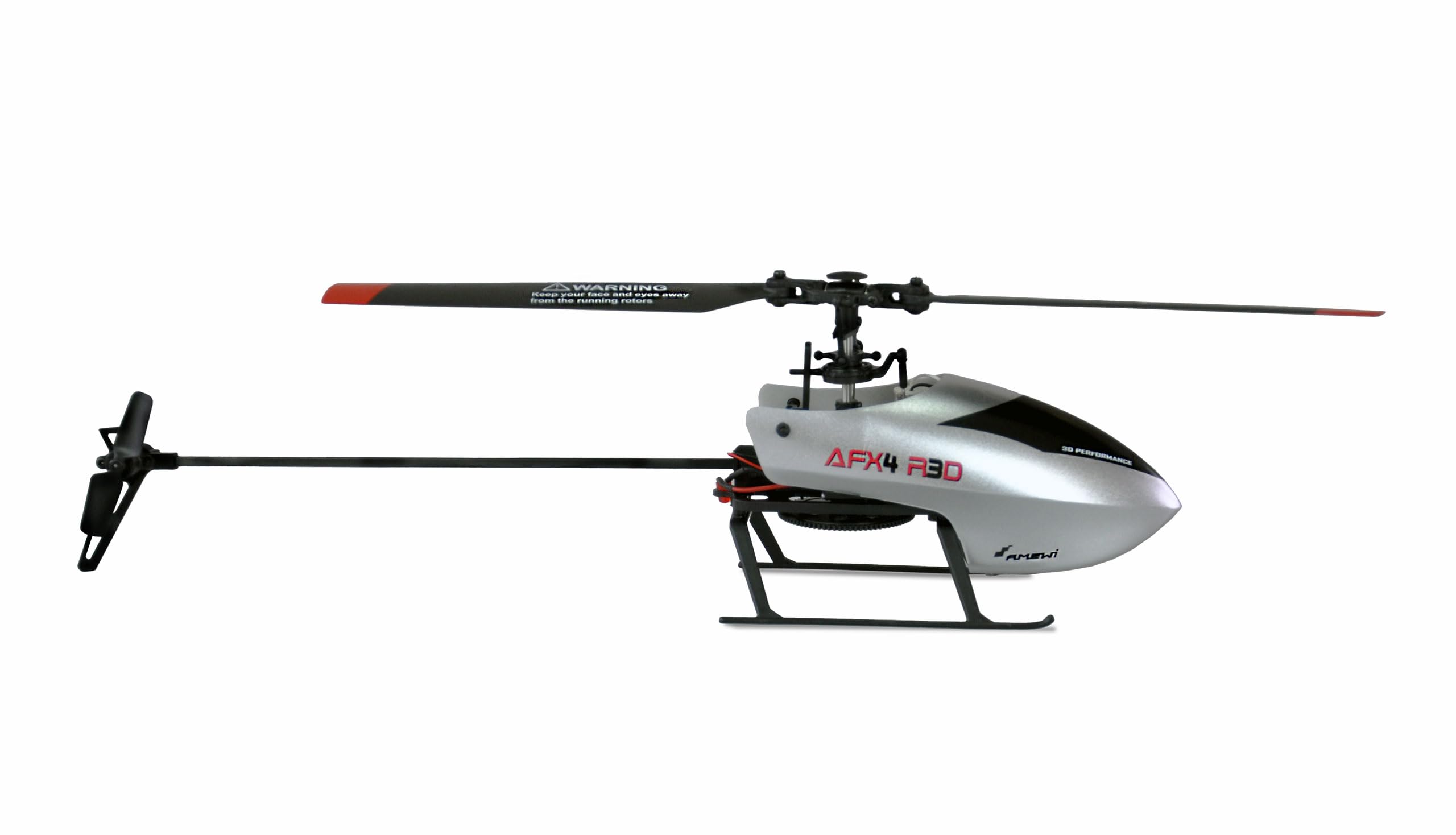 Amewi AFX4 R3D Elicottero singolo a 4 canali, 6G, con funzione rullo 3D, avvio automatico e autolanding RTF RC telecomandati