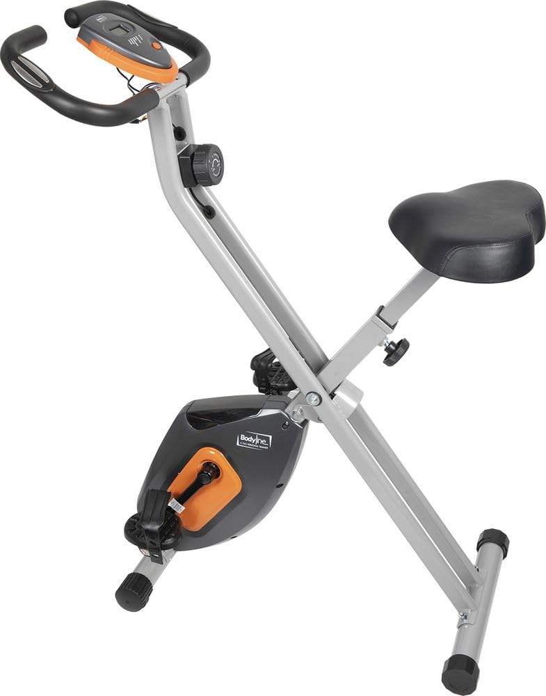Cyclette Bici da camera X-Bike Star pieghevole salvaspazio - regolatore di sforzo fino a 8 livelli - computer digitale multifunzionale - fitness a casa - Certificato Ce e EN957 | Salvaspazio, Regolatore di sforzo fino a 8 livelli, Computer digitale multif