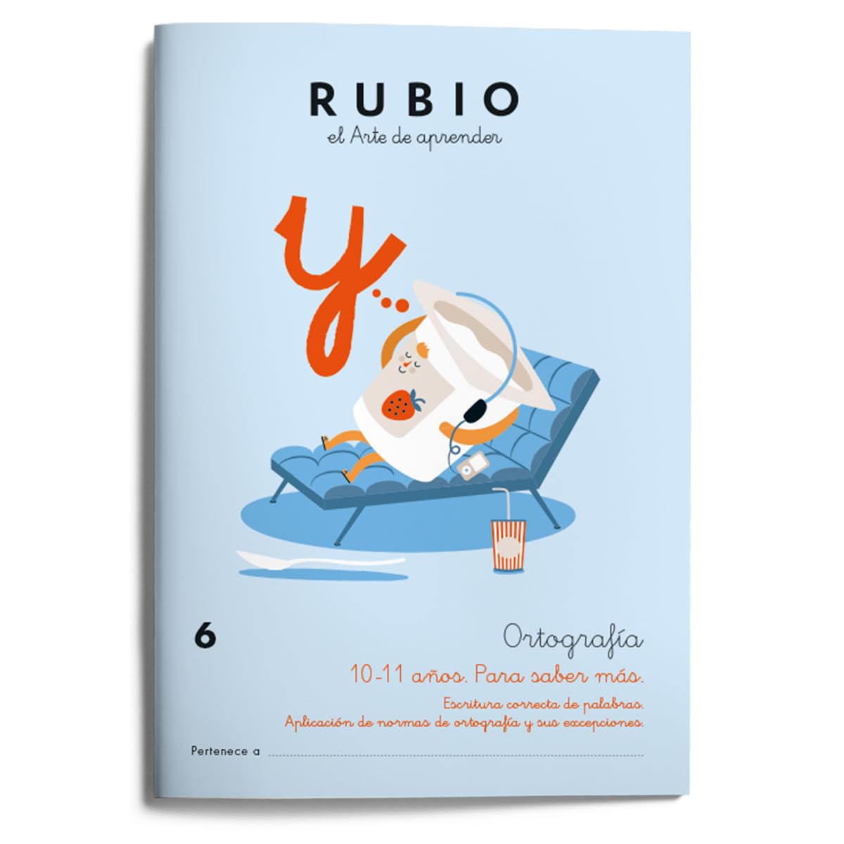 Ortografía 6 RUBIO (10-11 años. Para saber más) | Aplicación de las reglas de acentuación en diptongos, triptongos e hiatos. Uso de los dos puntos y los puntos suspensivos.
