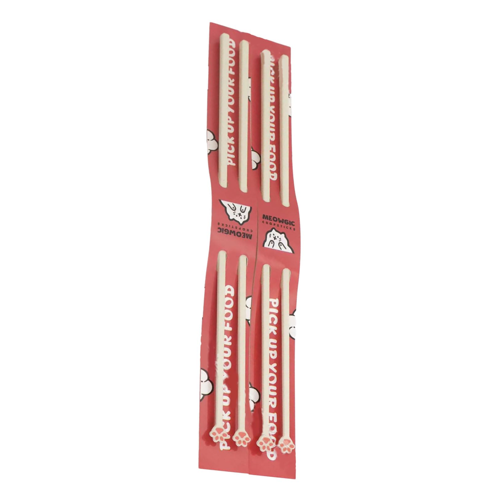 Kalttoy Cartoon Styles Cats Paws Pattern Chopsticks for Kids and Beginner Practical Kitchen Tool Learning Training Helper Practical Chopstick Helper