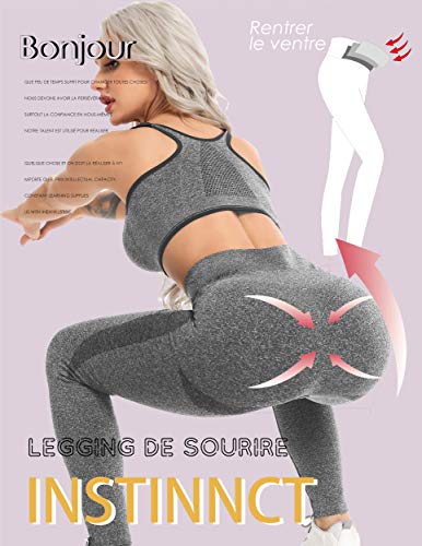 INSTINNCT Calzamaglia da Corsa da Donna Leggings