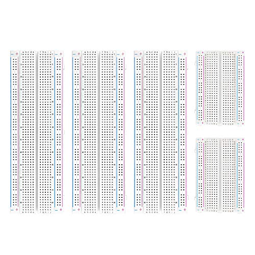 5PCS de Uitrusting van Breadboards omvat 3PCS 830 Punt 2PCS 400 Punt SunFounder Solderless Breadboard Compatibel voor… - Afbeelding 8