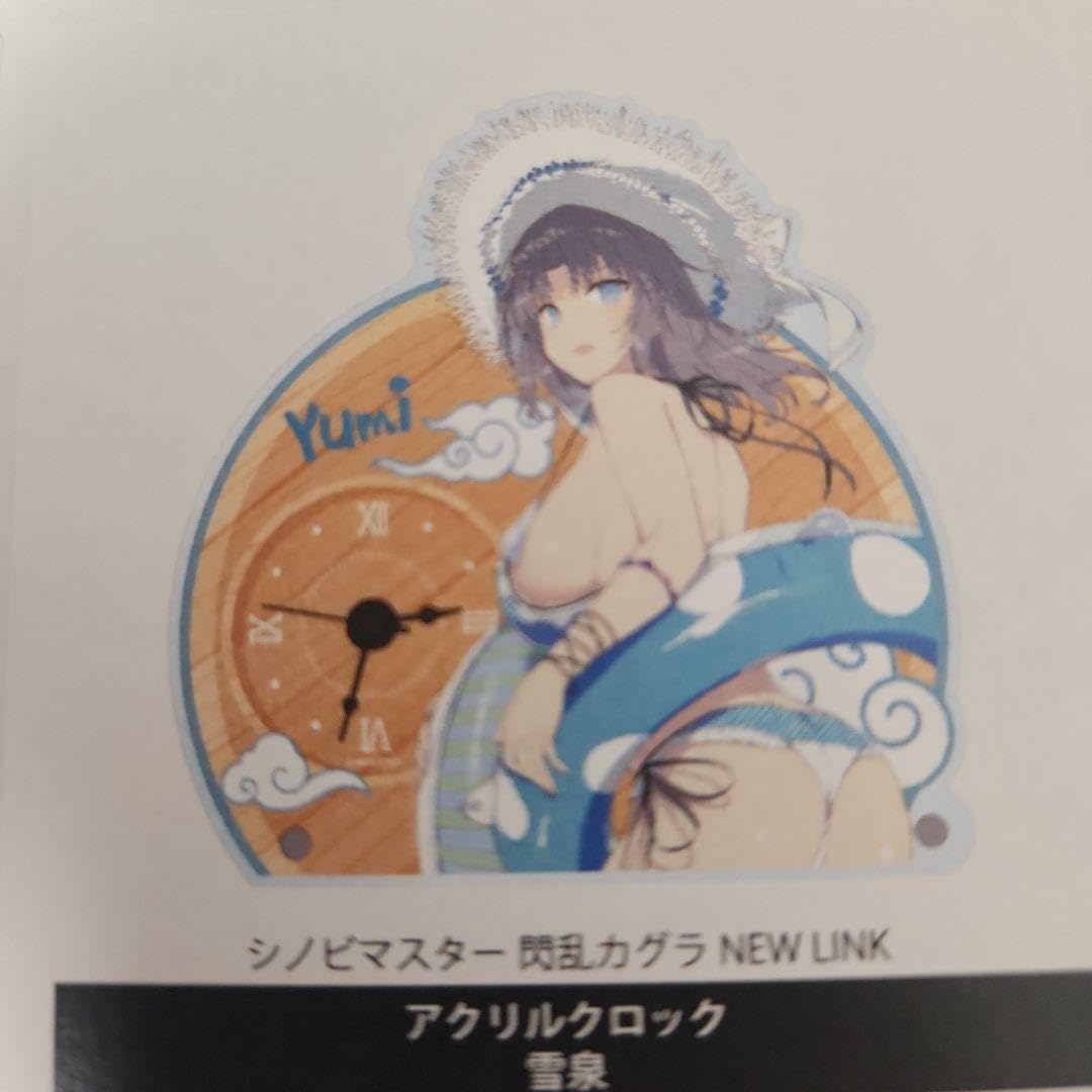 Amazon.co.jp: シノビマスター 閃乱カグラ NEW LINK アクリルクロック 
