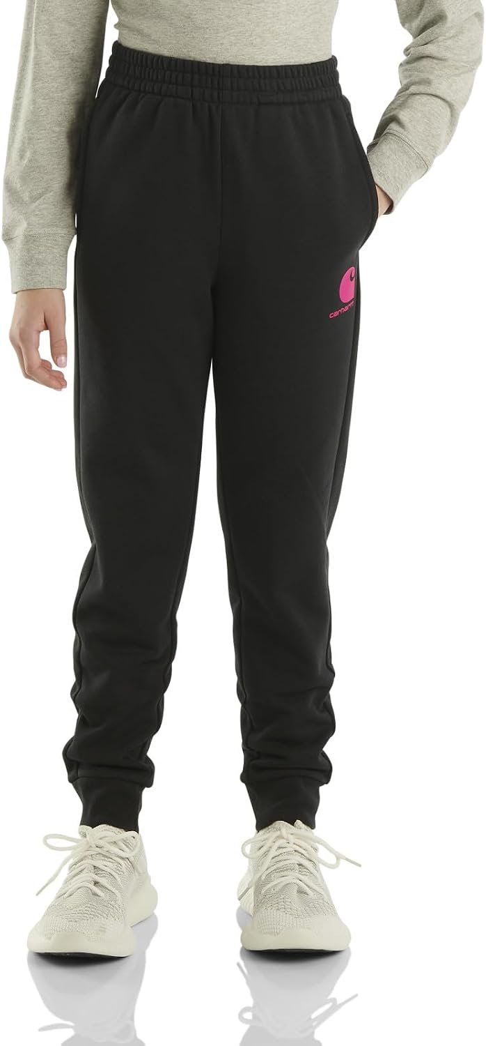 Carhartt Kid's CK9450 Fleece Logo Sweatpant - Girls