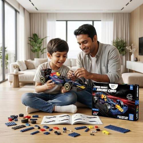 Image of Gallop F1 Race Car Building Block Toy Set for 7+ (447 Pcs)