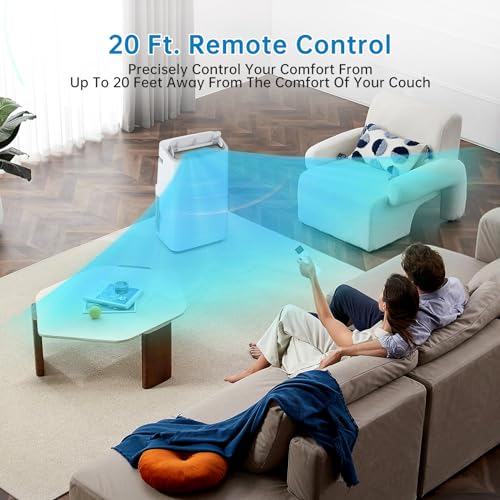 Image of Garvee 15000 BTU Portable AC - 3-in-1 Cooling, Dehumidifying & Fan for Rooms Up to 850 Sq. Ft | Ultra-Quiet Sleep Mode | Energy-Saving 24-Hr Timer | Includes Remote & Full Window Kit, 115V