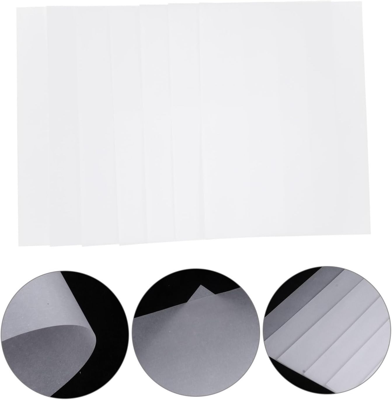 COHEALI 100sheets Translucent Tracing Paper for Drawing Sketching Printing Album Making High Strength Easy to Use for Projects