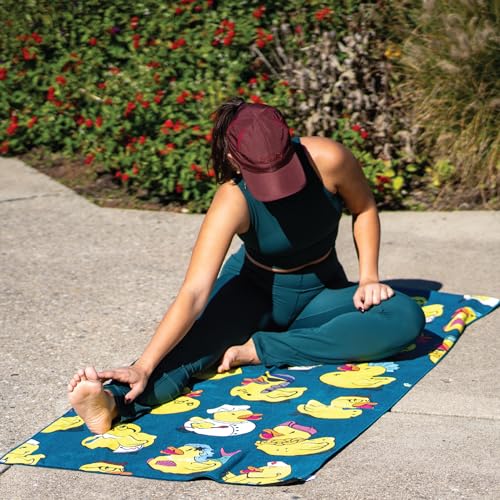 Image of Sprints Athletic Running Towel, Full-Sized, Car Seat Cover - Performance Microfiber (Get Ducked)