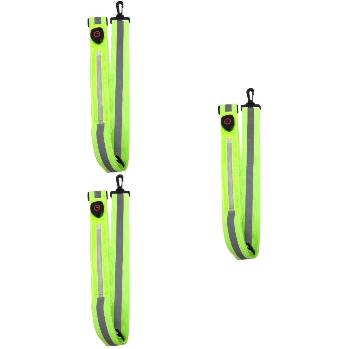 POPETPOP Cinturón Reflectante Ajustable con LED para Correr y Caminar Banda para Actividades Nocturnas para Senderismo