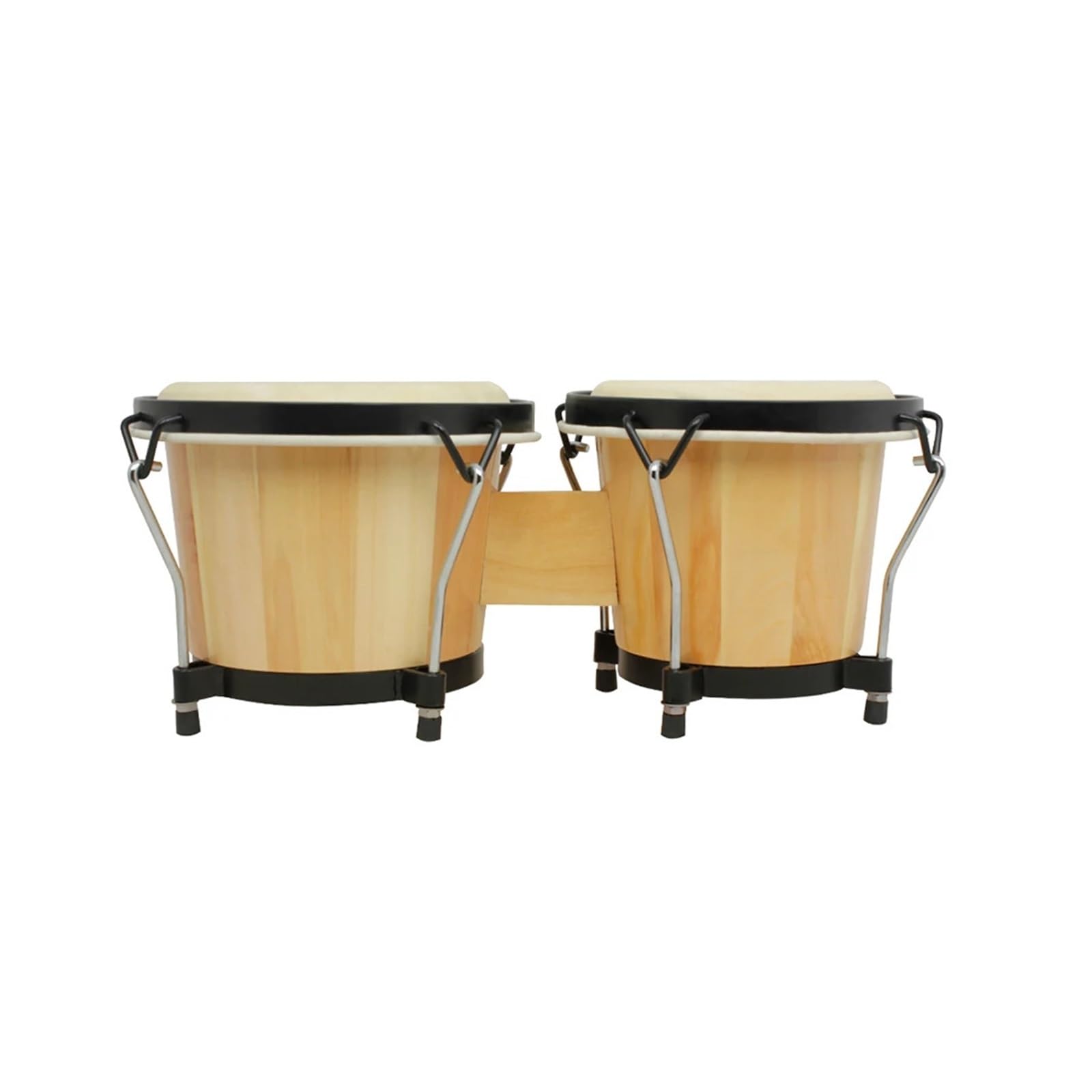 Bongos Bongos de madera tambor percusión instrumentos musicales aprendizaje música educativa con llave