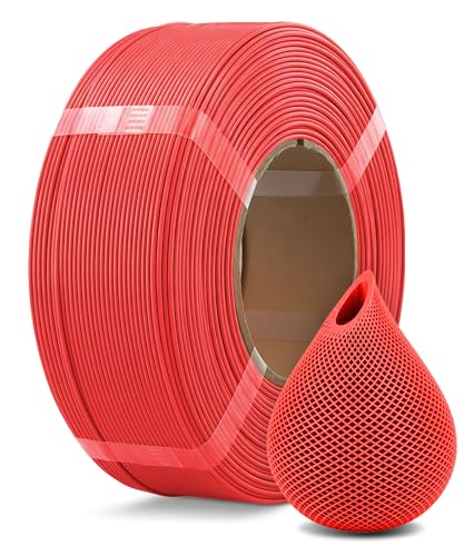 OVERTURE High Speed Refill PLA 3D Printer Filament 1.75mm, 1kg Red