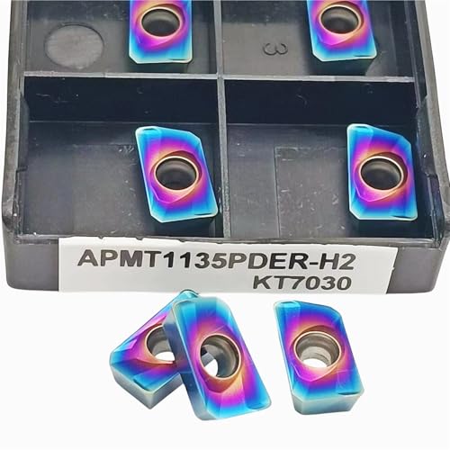 10 piezas APMT1135PDER-H2 Herramienta de torneado CNC miniatura 2